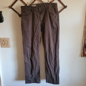 AG Adriano Goldshmied The Protege Straight Leg Pant Brown 32 x 34
